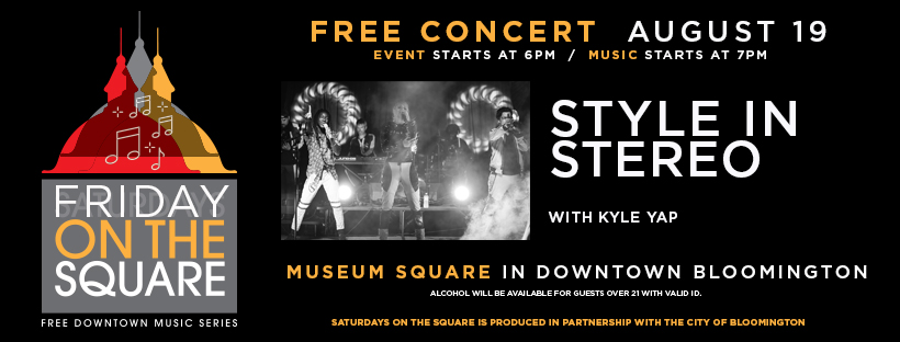 Saturdays on the Square Style in Stereo Bloomington Normal