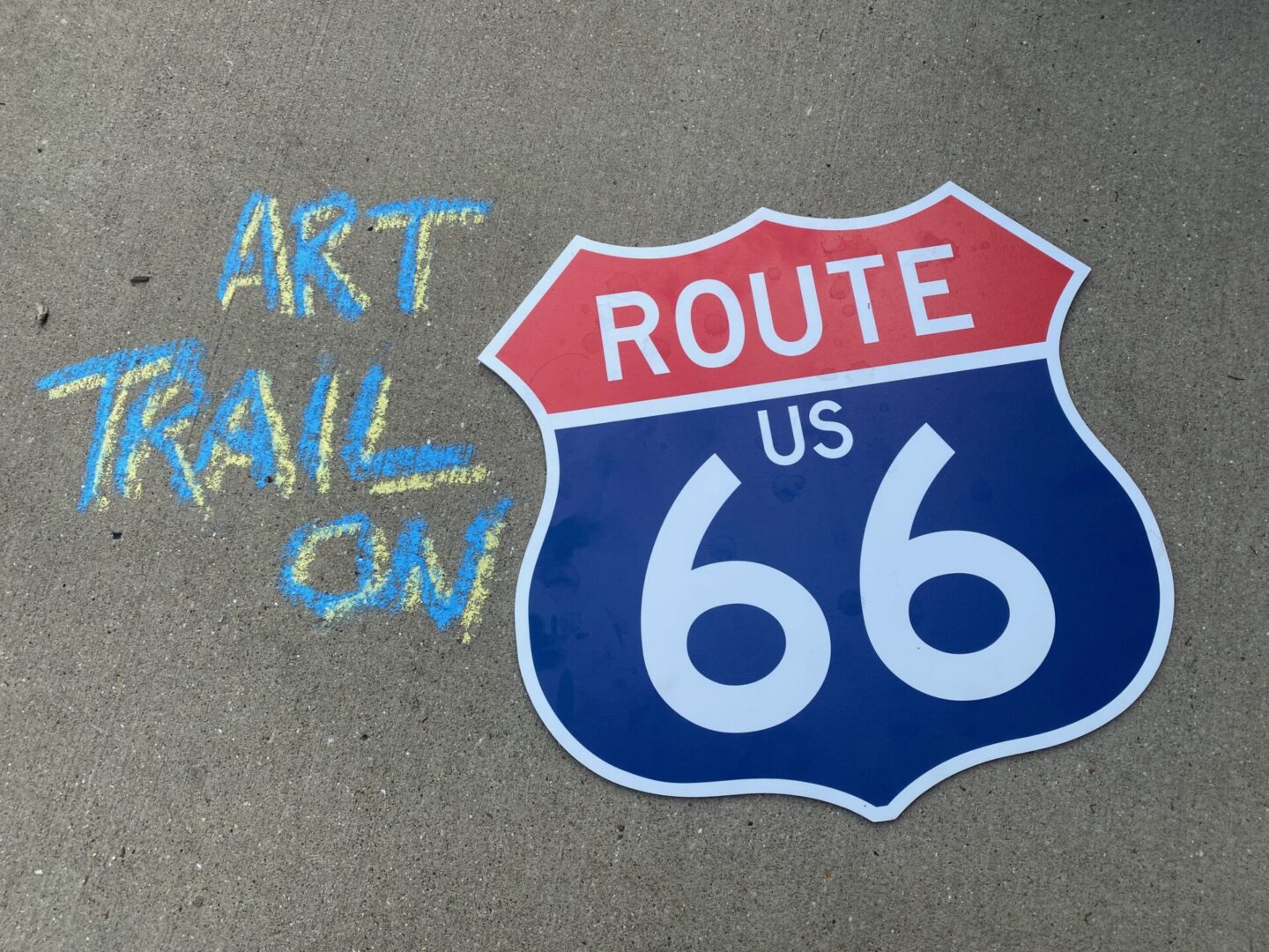 Route 66 Art Trail in Downtown Bloomington