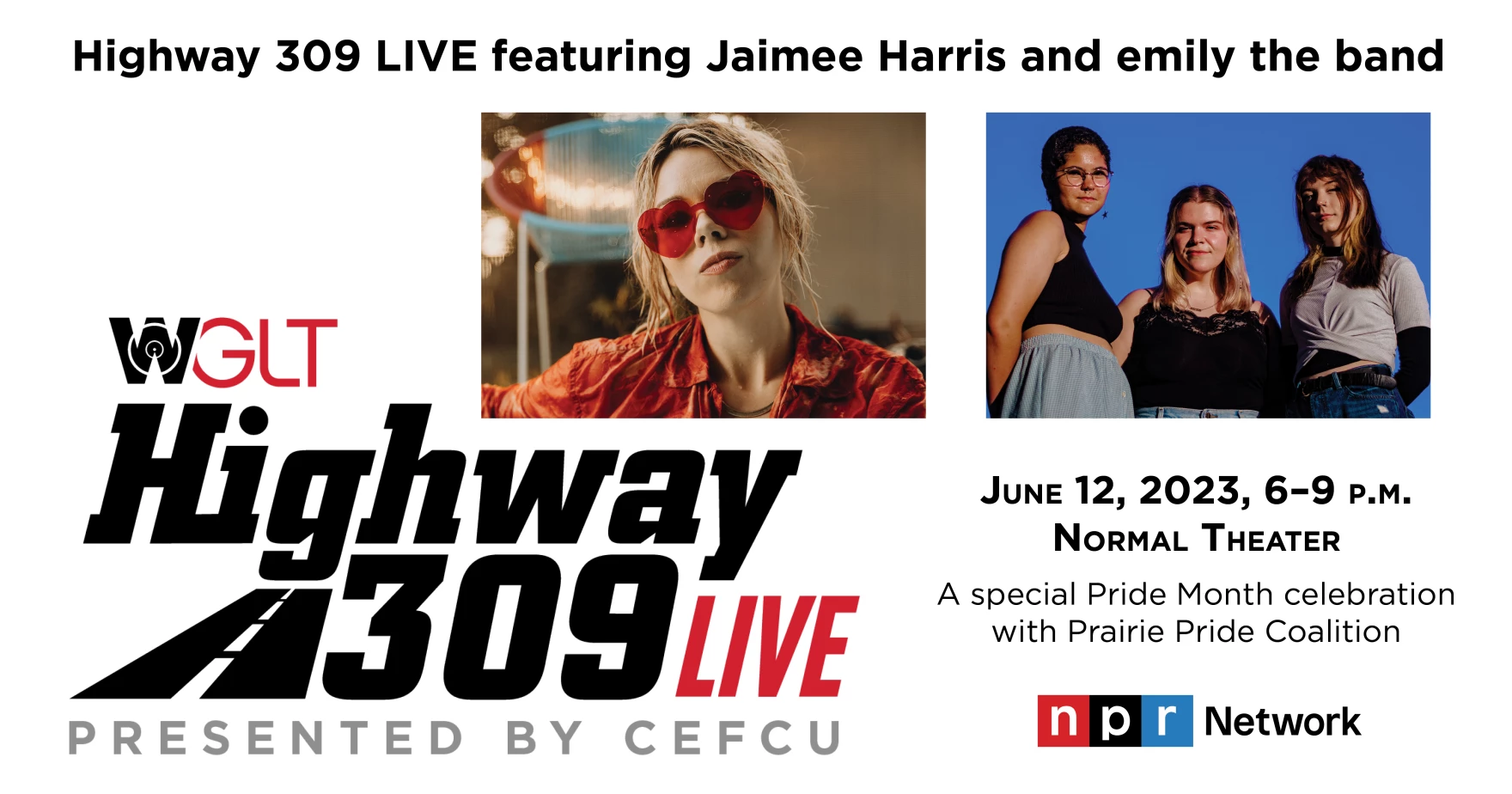 Highway 309 LIVE featuring Jaimee Harris and Emily the Band