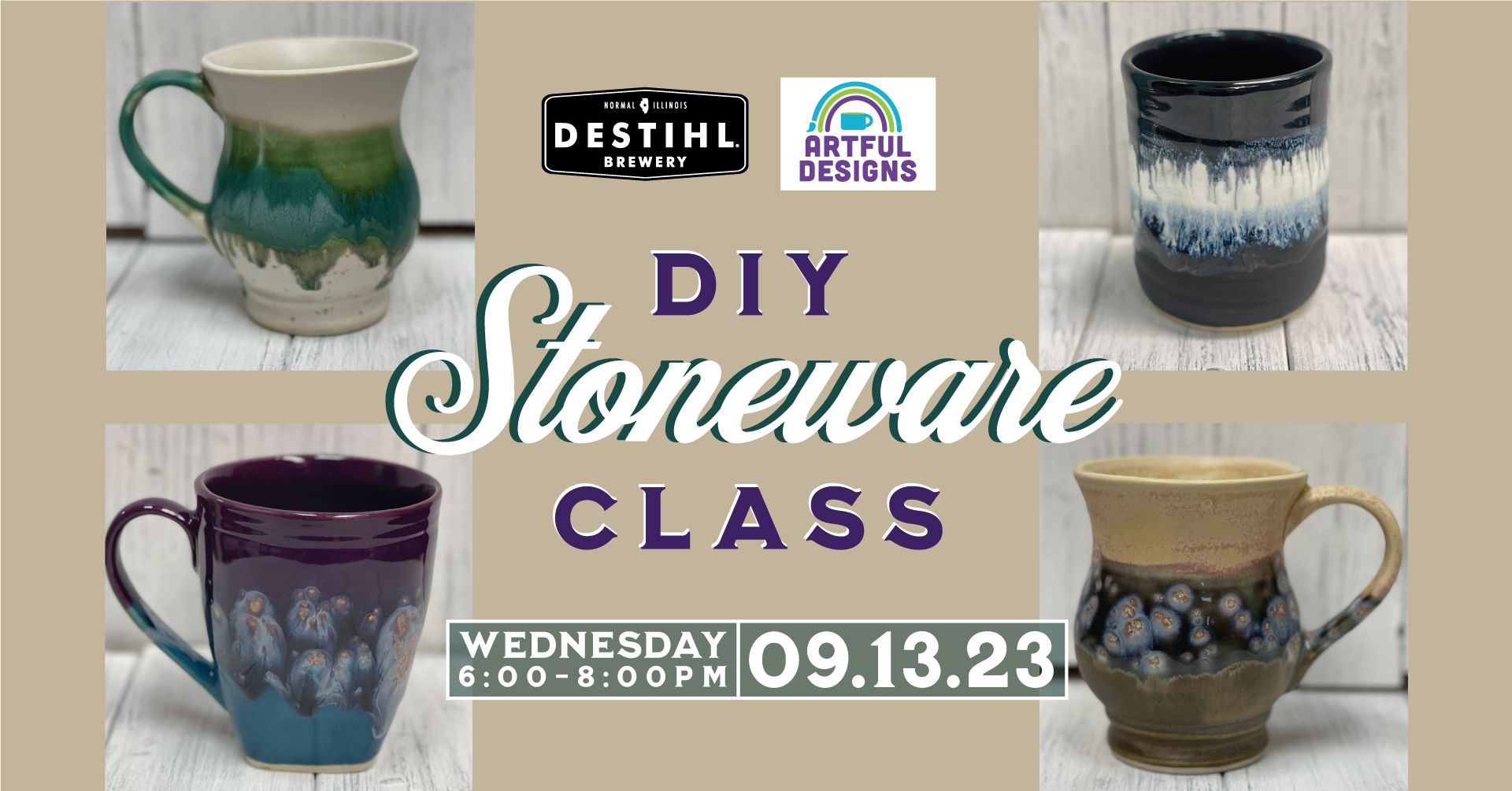 DIY Stoneware Class with Artful Designs