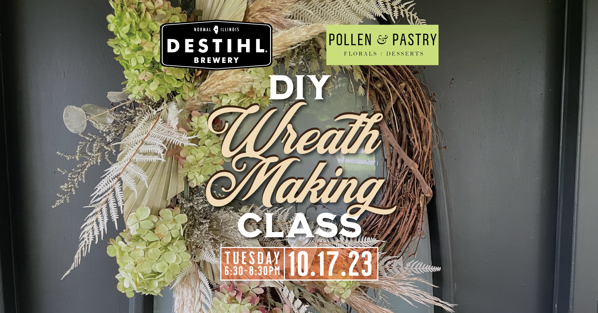 DIY Wreath Class with Pollen & Pastry