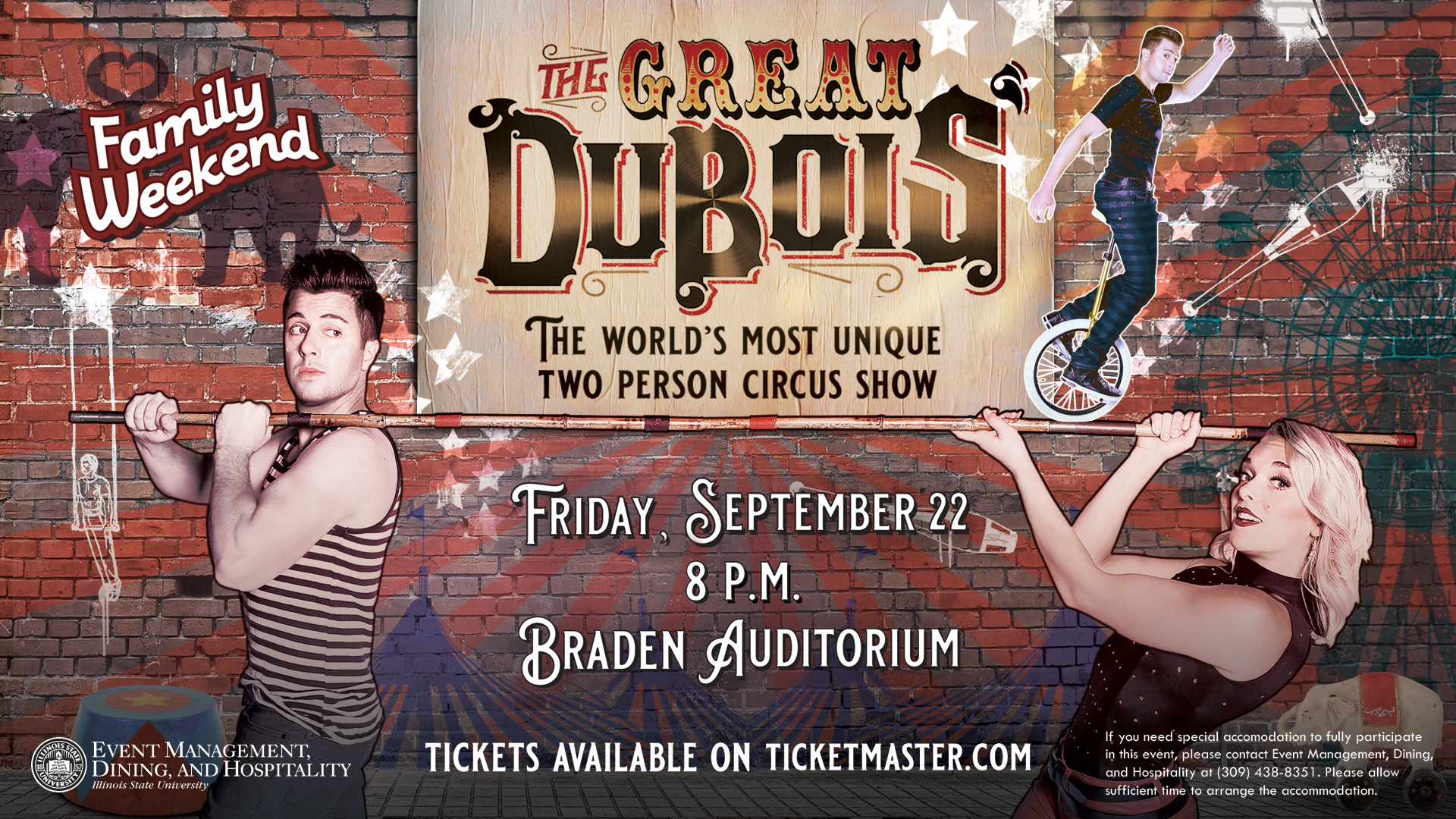 The Great DuBois at ISU: Circus Act