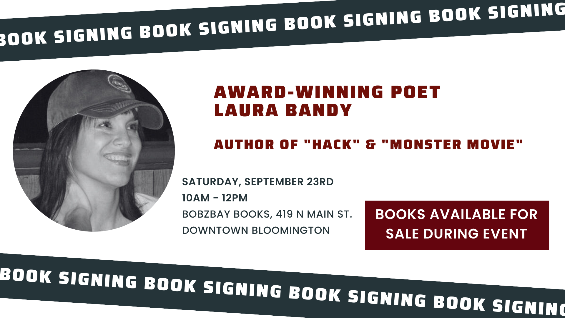 Book Signing with Poet Laura Bandy