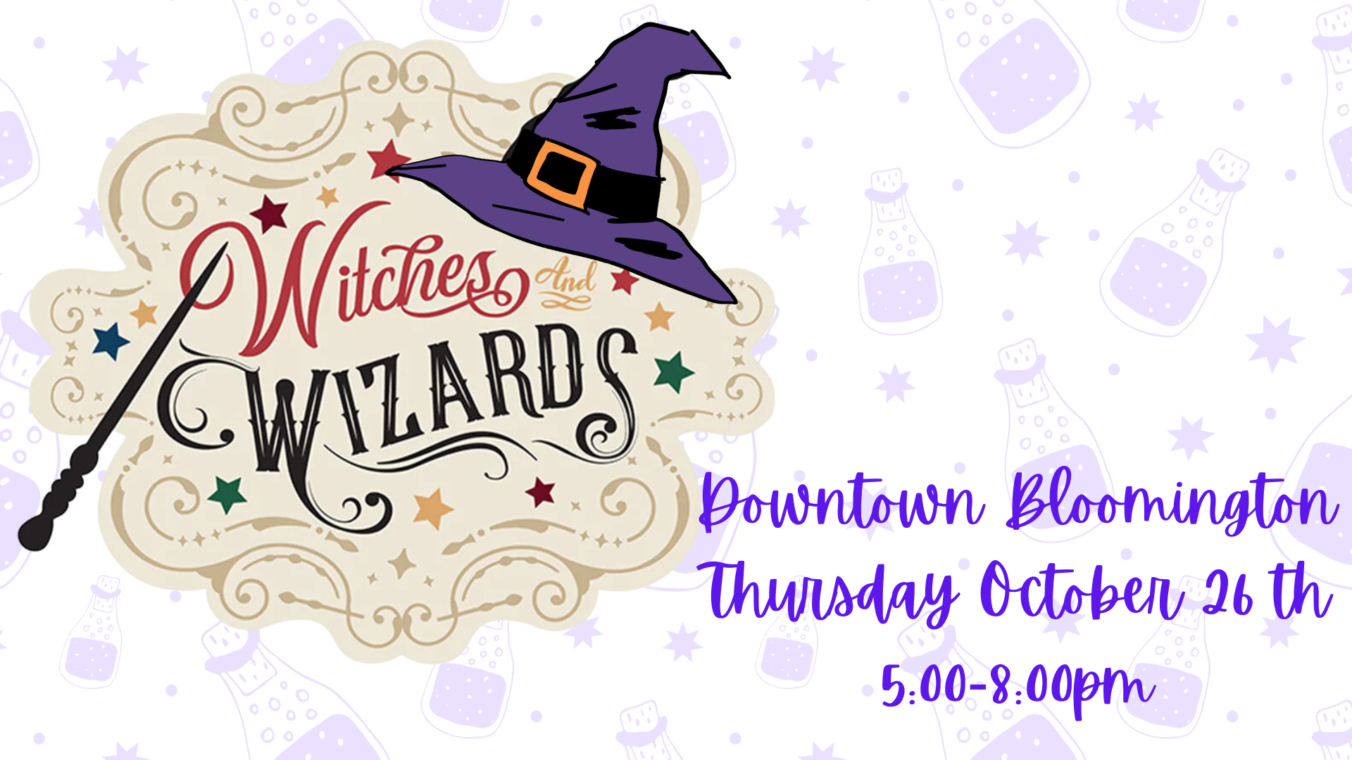 Witches & Wizards Night in Downtown Bloomington