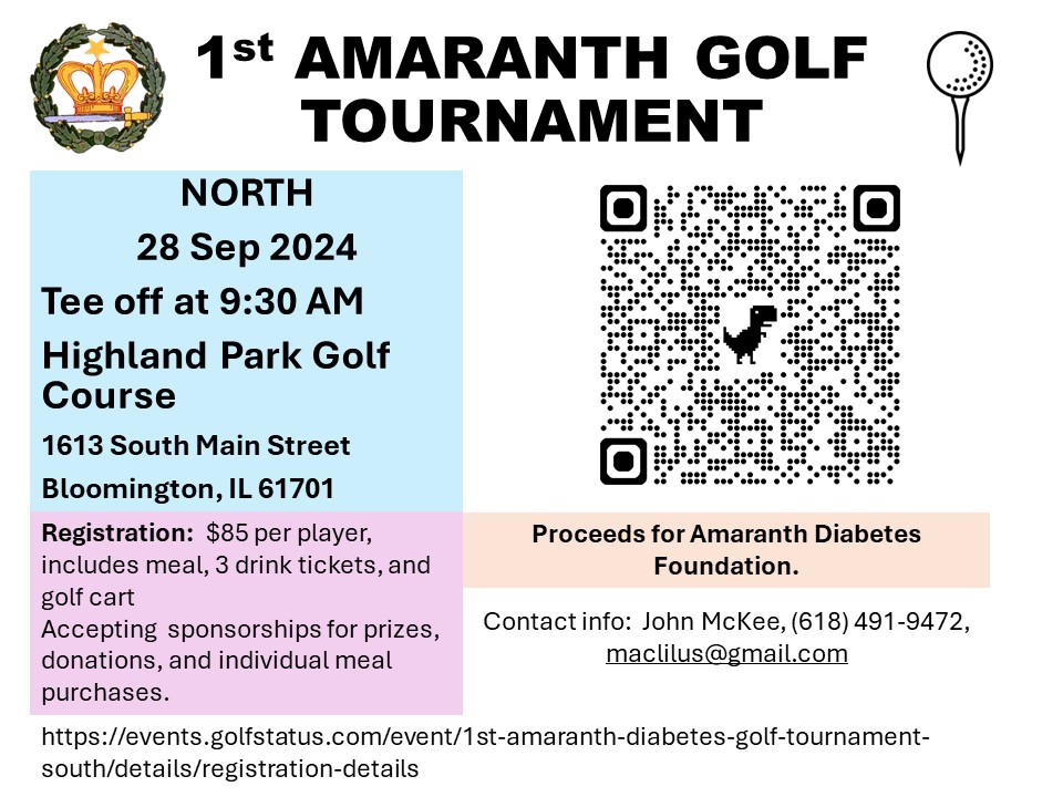 1st Amaranth Golf Tournament (North)