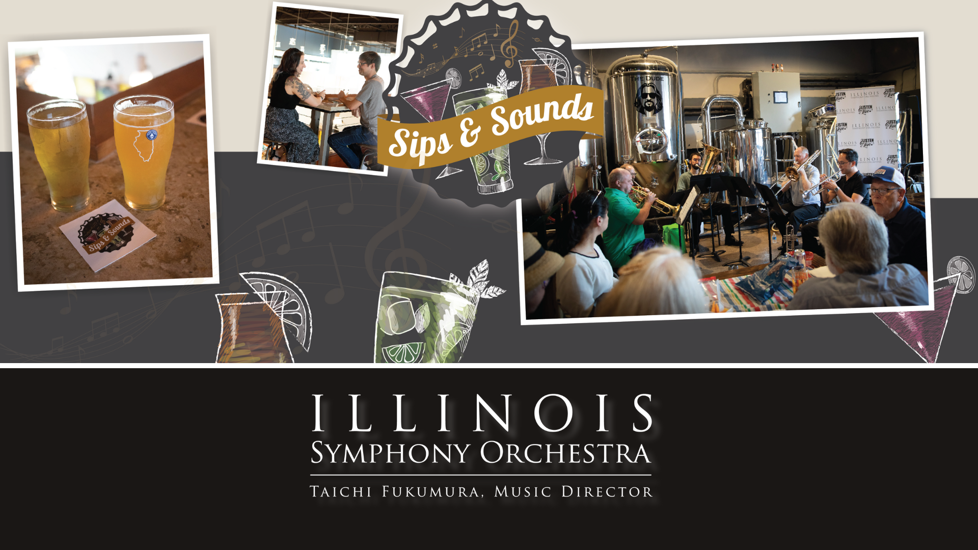 Sips & Sounds, String Quartet - Illinois Symphony Orchestra
