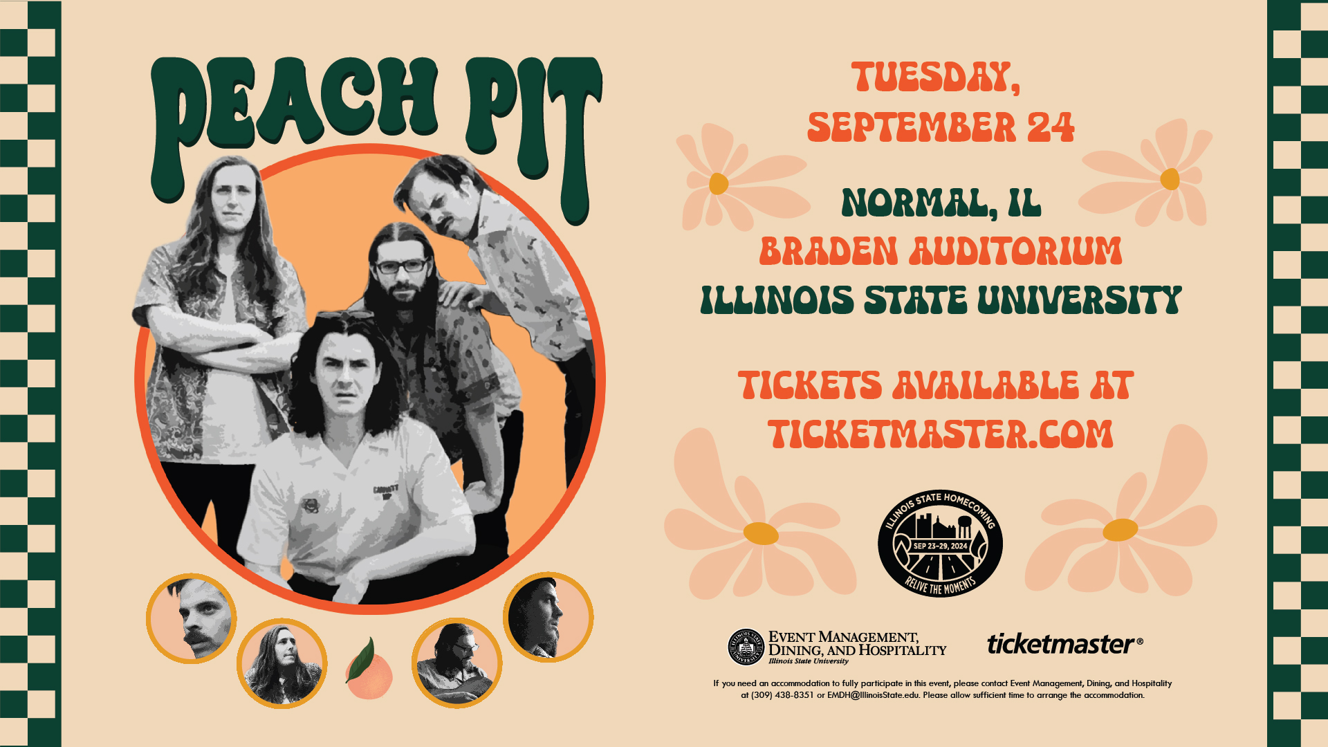 Peach Pit: Illinois State University Homecoming Concert