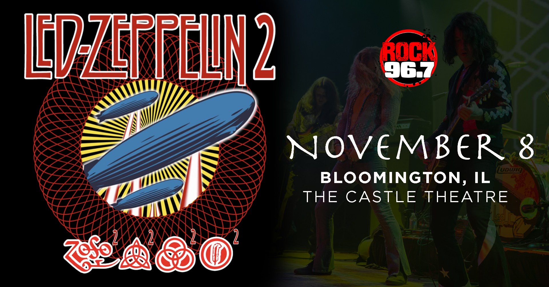 Led Zeppelin 2 live at The Castle Theatre