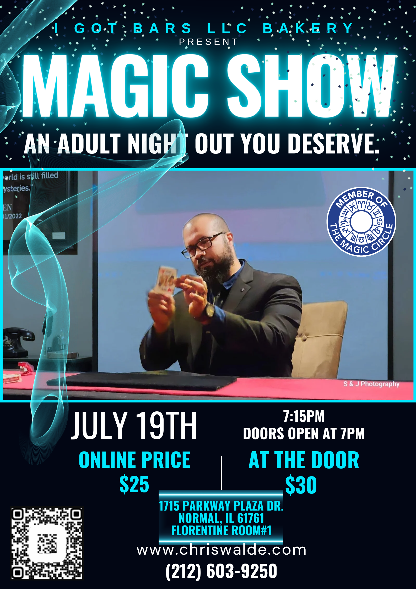 Magic Show, Adult Date Night with Wondrous Apparition Magic Hour