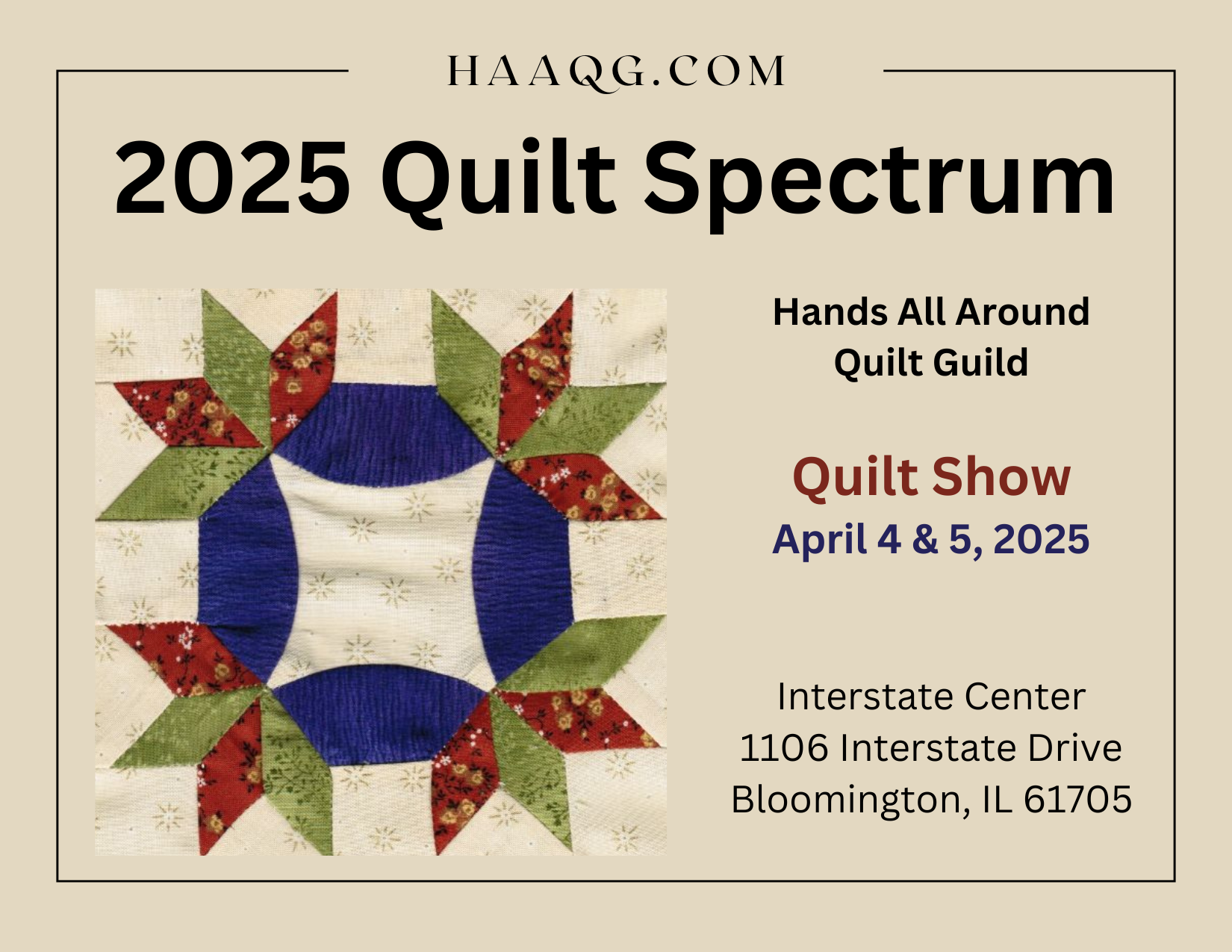 2025 Quilt Spectrum | Hands All Around Quilt Guild
