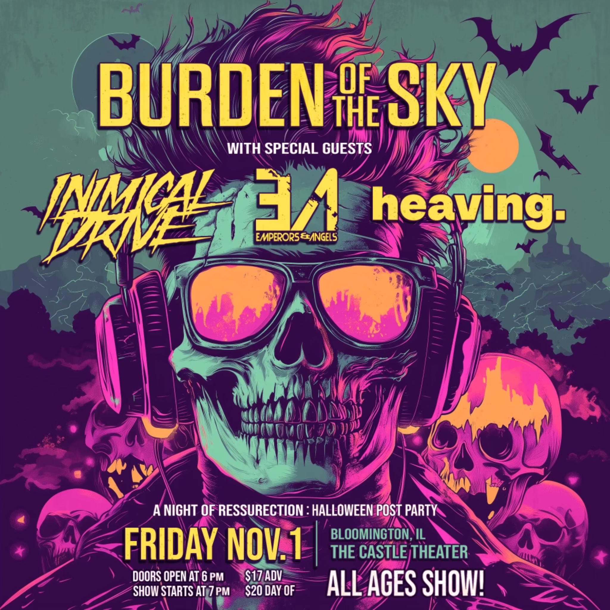 Burden of the Sky live at The Castle Theatre