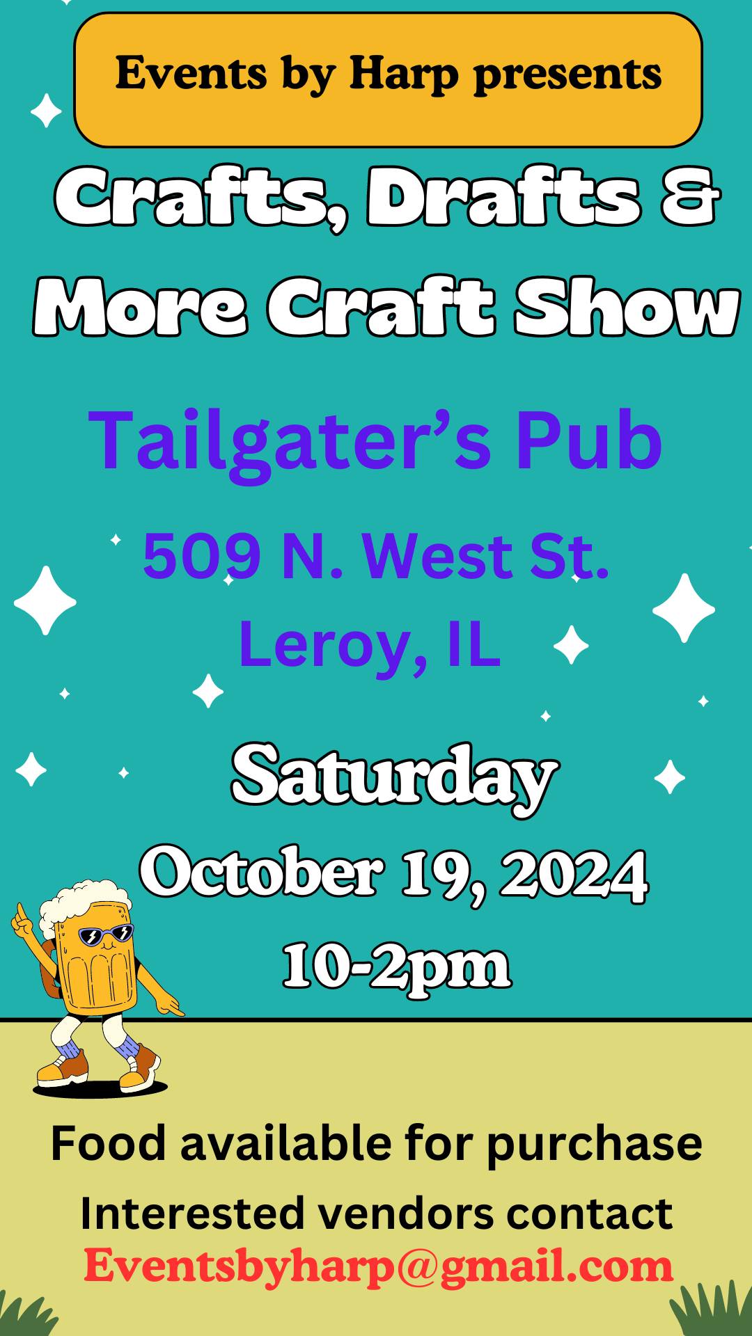 Crafts, Drafts & More Craft/Vendor Show