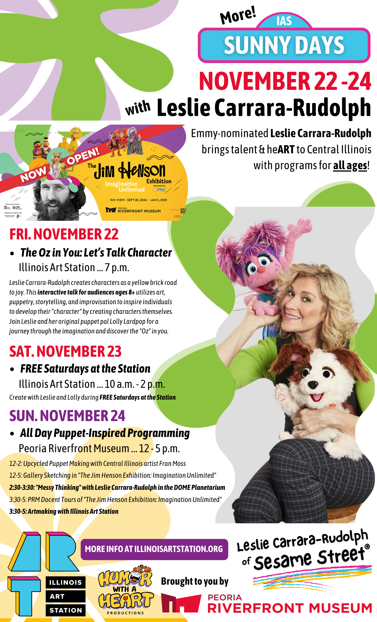 The Oz in You: Let's Talk Character with Leslie Carrara-Rudolph of Sesame Street & Humor With A Heart Productions