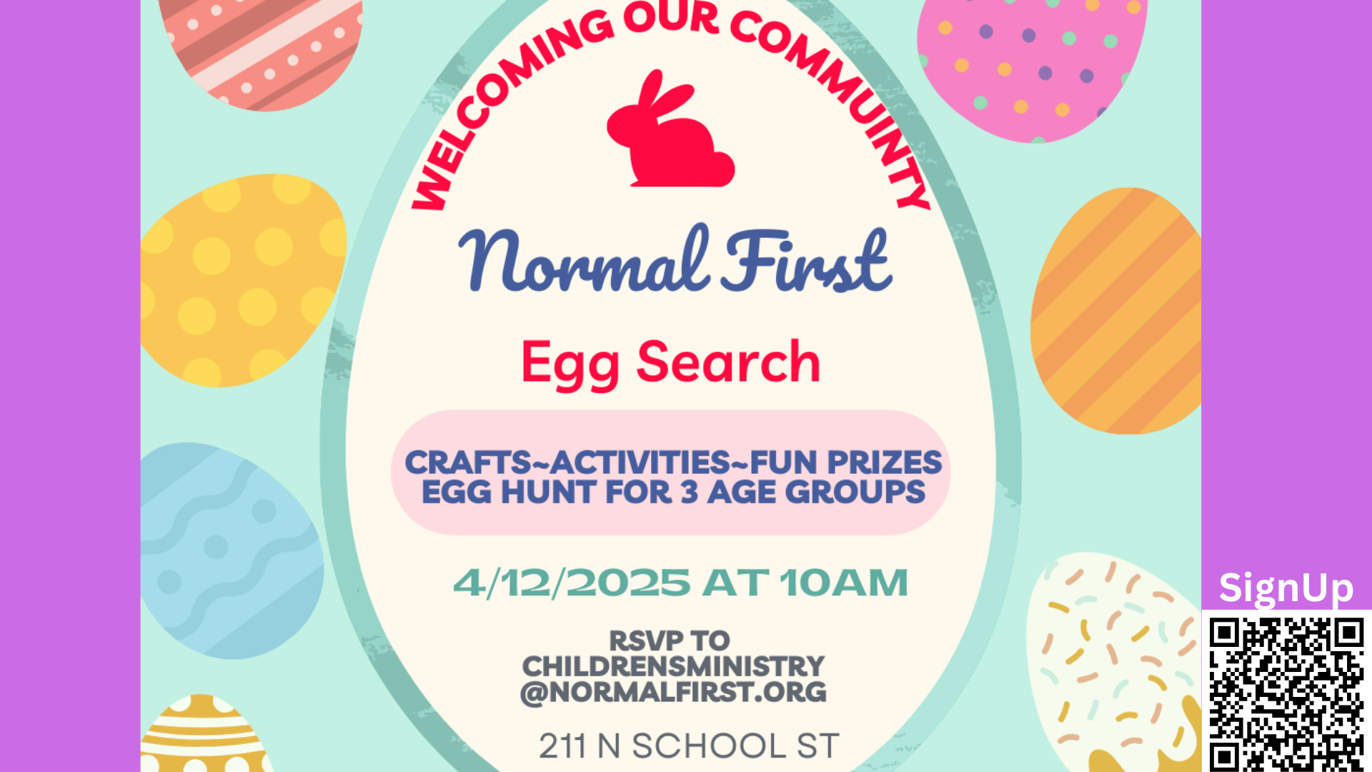 Normal First Egg Search