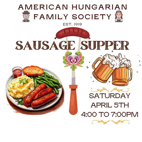 American Hungarian Club Semi-Annual Sausage Supper